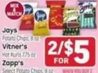 Tony’s Fresh Market Jays Potato Chips offer