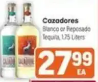 Tony’s Fresh Market Cazadores tequila offer