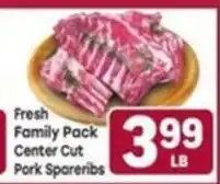 Tony’s Fresh Market Fresh Family Pack Center Cut Pork Spareribs offer