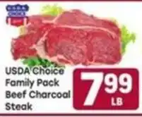 Tony’s Fresh Market Usda Choice Family Pack Beef Charcoal Steak offer