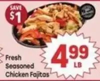 Tony’s Fresh Market Fresh Seasoned Chicken Fajitas offer