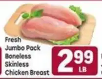 Tony’s Fresh Market Fresh Jumbo Pack Boneless Skinless Chicken Breast offer