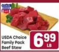 Tony’s Fresh Market Usda Choice Family Pack Beef Stew offer