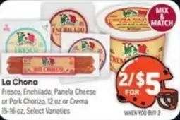 Tony’s Fresh Market La Chona offer