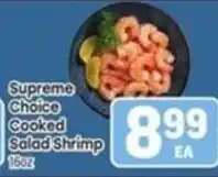 Tony’s Fresh Market Supreme Choice Cooked Salad Shrimp offer