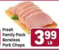Tony’s Fresh Market Fresh Family Pack Boneless Pork Chops offer