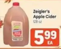 Tony’s Fresh Market Zeigler's apple cider offer