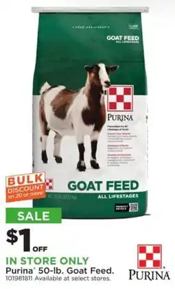 Mills Fleet Farm Purina 50-lb. Goat Feed offer