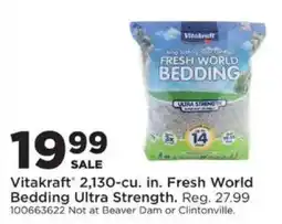 Mills Fleet Farm Vitakraft fresh world bedding ultra strength offer