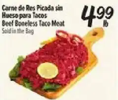 El Super Beef Boneless Taco Meat offer
