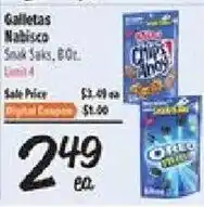El Super Nabisco snack sacks offer