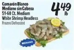 El Super White Shrimp Headless offer