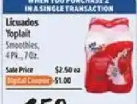 El Super Yoplait Smoothies offer