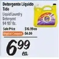 Tide liquid laundry detergent