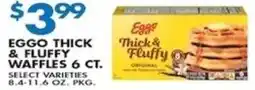 Compare Foods Eggo thick & fluffy waffles offer