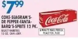 Compare Foods Coke-Seagram's-Dr Pepper-Fanta-Barq's-Sprite offer