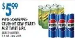 Compare Foods Pepsi-schweppes-crush-mt dew-starrry-mist twist offer