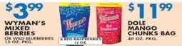 Compare Foods Wyman's mixed berries offer