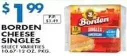 Compare Foods Borden cheese singles offer