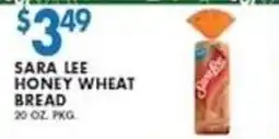Compare Foods Sara Lee honey wheat bread offer