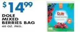 Compare Foods Dole mixed berries bag offer