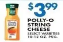 Compare Foods Polly-o string cheese offer