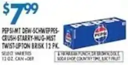 Compare Foods Pepsi mt dew, schweppes crush starry-mug-mist twist-lipton brisk offer