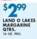 Compare Foods Land O Lakes margarine offer
