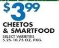 Compare Foods Cheetos & Smartfood offer