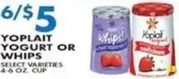 Compare Foods Yoplait Yogurt or Whips offer