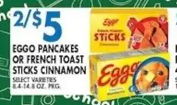 Compare Foods Eggo Pancakes or French Toast Sticks Cinnamon offer