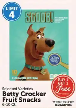 Food City Betty Crocker Fruit Snacks offer