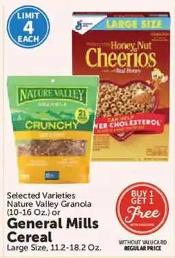Food City Nature Valley Granola or General Mills Cereal offer