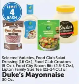 Food City Duke's Mayonnaise offer