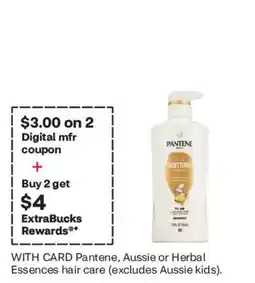 CVS Pantene hair care offer
