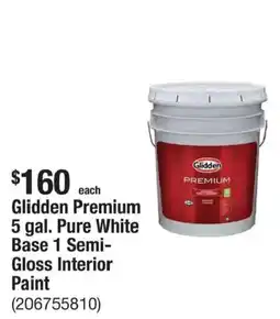 The Home Depot Glidden Premium Interior Paint offer