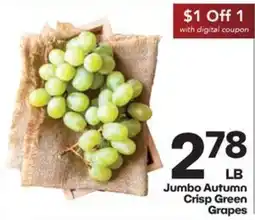 The Markets Jumbo Autumn Crisp Green Grapes offer