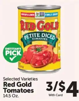 Food City Red Gold petite diced tomatoes offer