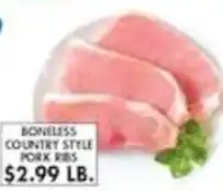 Compare Foods Boneless country style pork ribs offer