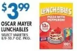 Compare Foods Oscar Mayer Lunchables offer