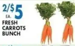 Compare Foods Fresh Carrots Bunch offer