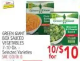 Ingles Markets Green Giant Box Sauced Vegetables offer