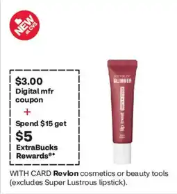 CVS Revlon cosmetics or beauty tools offer