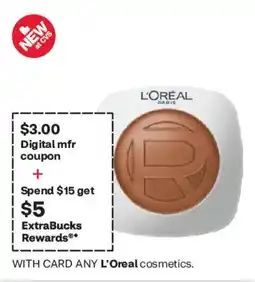 CVS L'Oreal cosmetics offer