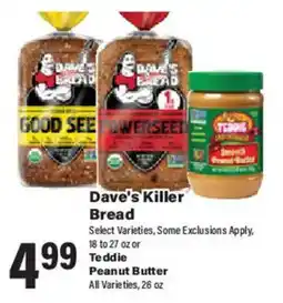 Big Y Dave's Killer Bread offer