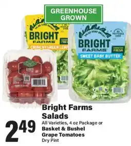 Big Y Bright Farms Salads offer