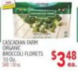 Ingles Markets Cascadian Farm organic broccoli florets offer