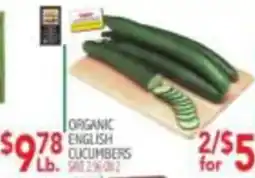 Ingles Markets Organic English Cucumbers offer