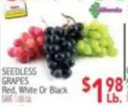 Ingles Markets Seedless Grapes offer