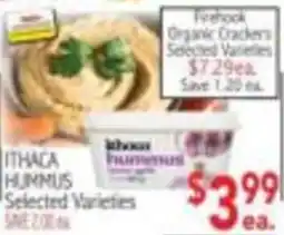 Ingles Markets Ithaca Hummus Selected Varieties offer